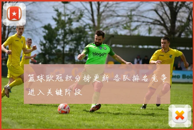 篮球欧冠积分榜更新 各队排名竞争进入关键阶段